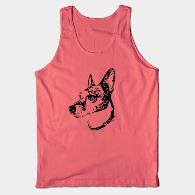 Jack Russell Terrier Tank Top by beangrphx